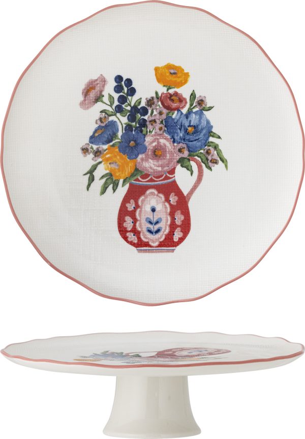 Bloomingville - Dorothy Kagefad - Rosa - Stentøj Keramik