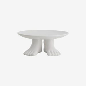 CICELY kagefad i keramik - ø29,5 cm - hvid