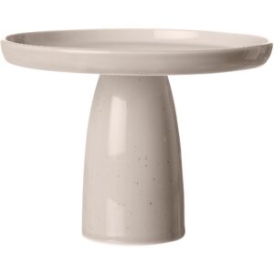 Kagefad i porcelæn 20 cm, sand