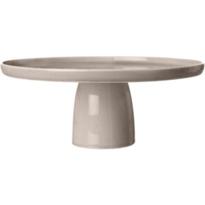 Kagefad i porcelæn 27 cm, sand