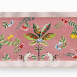 Pip Studio porcelæn La Majorelle stor pink kagefad