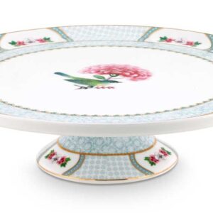 Pip studio Porcelæn Blushing Birds Stor Kagefad Hvid
