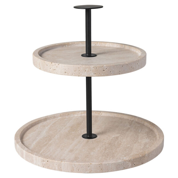 Villeroy & Boch Manufacture Travertine Kagefad, 2 etager