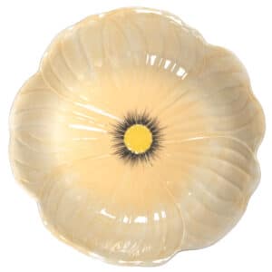 Poppy kagefad på fod Ø26 cm, beige