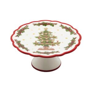 Carmina kagefad hvid/rød