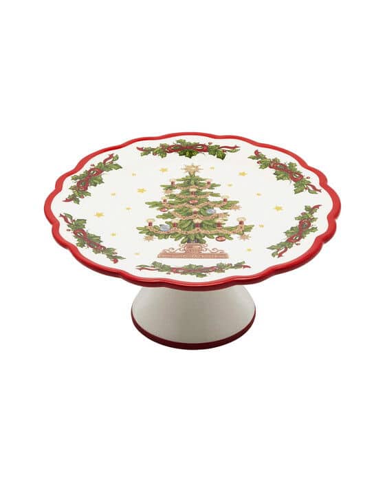 Carmina kagefad hvid/rød