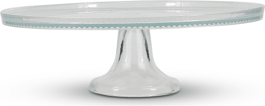Kagefad S|P Collection Aristo, glas Ø28 cm klar - serveringsfad/kageopsats, fødevaresikkert, tåler opvaskemaskine